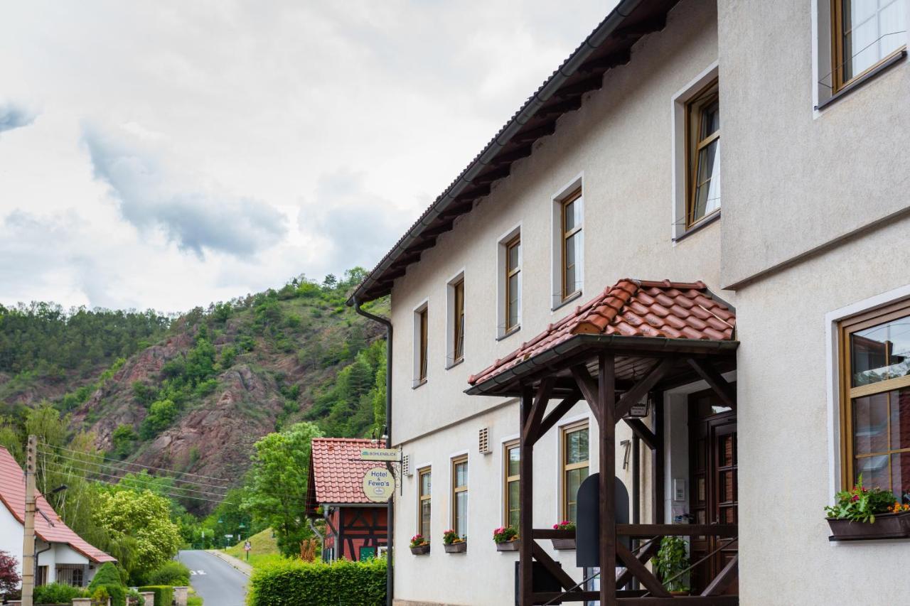 Hotel & Ferienwohnungen Bohlenblick Saalfeld Saale Extérieur photo