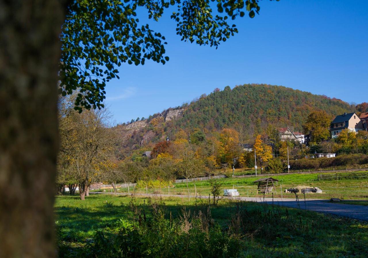 Hotel & Ferienwohnungen Bohlenblick Saalfeld Saale Extérieur photo